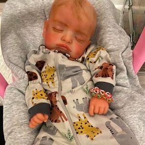 Silicone baby Levi doll by Olga Auero